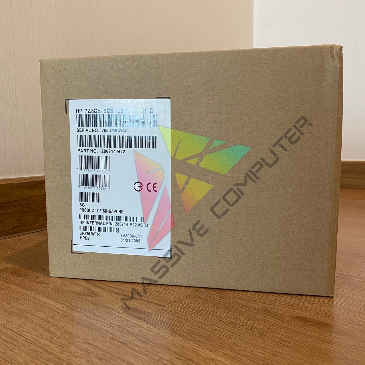 Massive Computer (ขาย จำหน่าย) HDD Hard Disk Server HP HPE Part # 286714-B22 HP 72.8Gb 10K Ultra320 SCSI 3.5Inc Hot-Plug Hdd