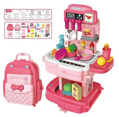 8777P-8787P ของเล่นเด็กชุดครัวกระเป๋า ชิ้นละ