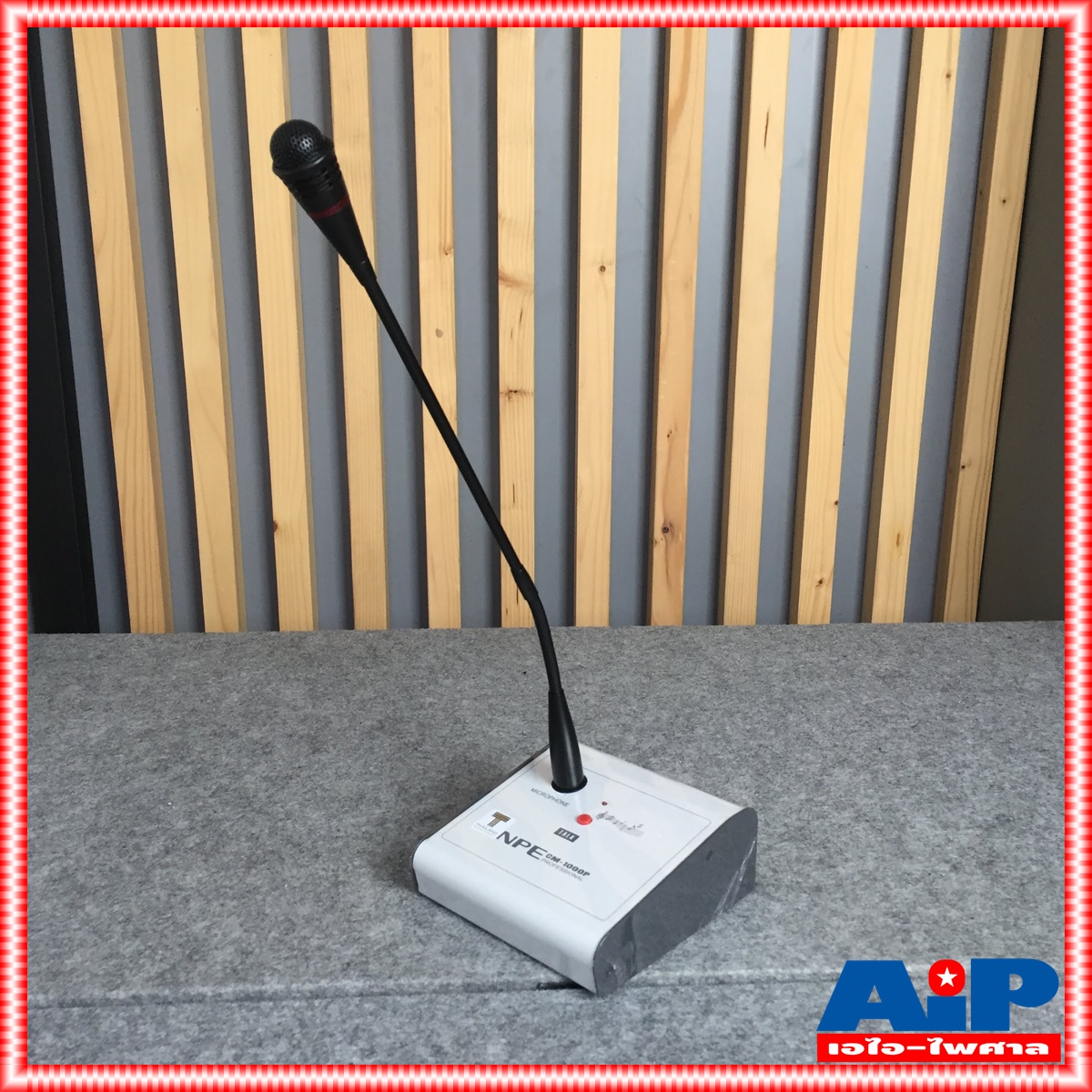 NPE CM1000P ไมค์ตั้งโต๊ะ มีเสียงดนตรี CM 1000 P ไมค์ประกาศ cm-1000P ไมค์ประชาสัมพันธ์ CM-1000 P ไมค์คออ่อน