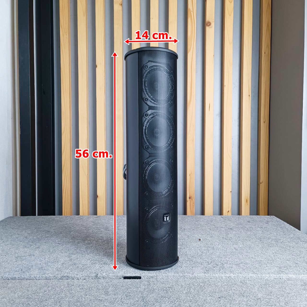 TOA TZ-207-AS ลำโพงพาสซีฟคอลัมน์ COLUMN PASSIVE สีดำ 4นิ้ว4ดอก 30วัตต์ TZ207AS TZ 207 AS ลำโพง4นิ้ว เอไอ-ไพศาล