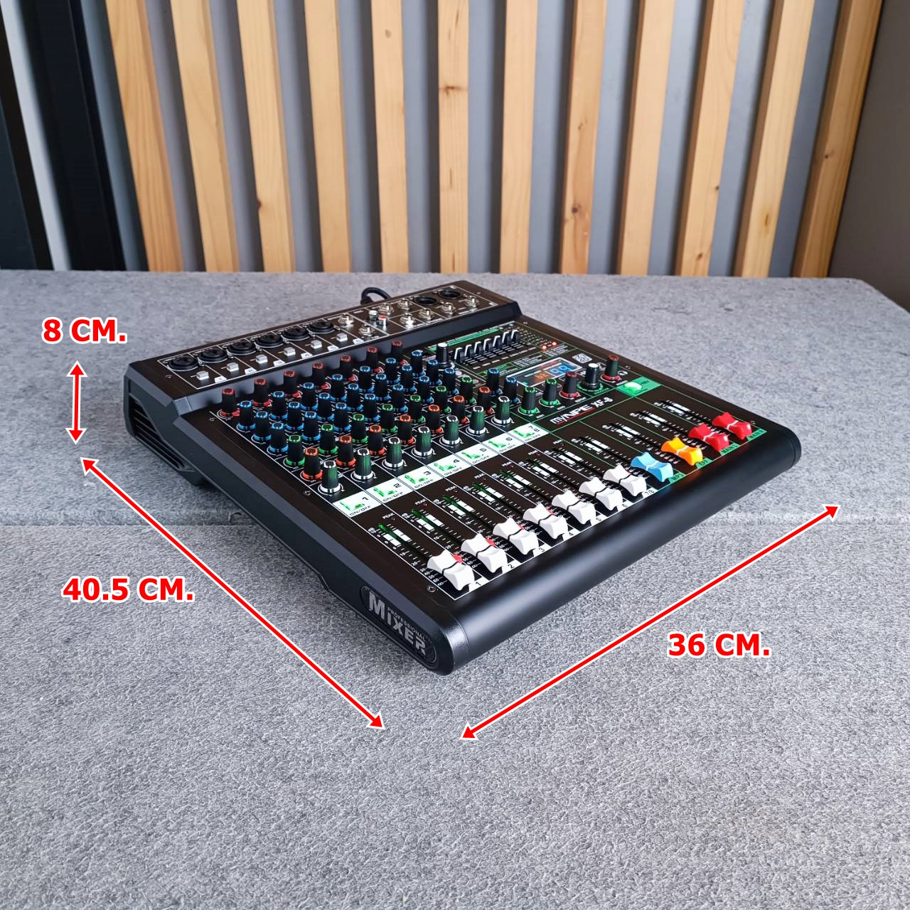 MYNPE XF-8 mixer มิกเซอร์ อนาลอก บลูทูธ USB เอฟเฟคแท้ XF 8 My npe XF8 เอไอ-ไพศาล
