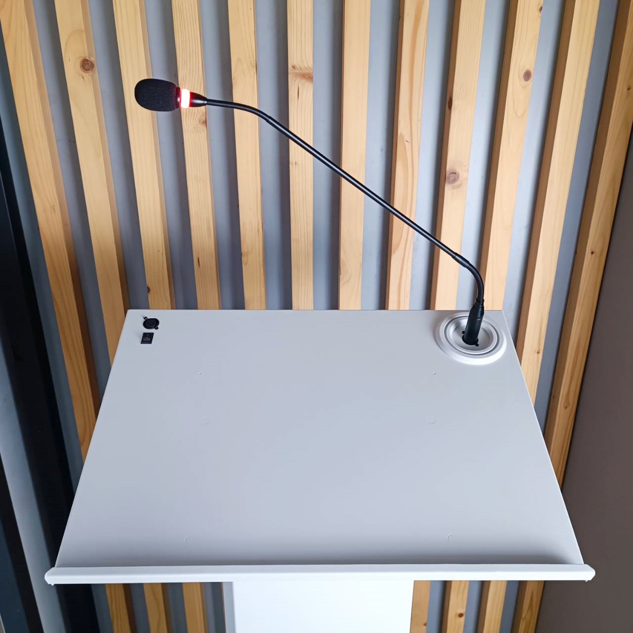 NPE PD-206M PODIUM AMPLIFIER ใช้สำหรับการประชุม บรรยาย พร้อมลำโพงในตัว PD206M PD 206 M เอไอ-ไพศาล