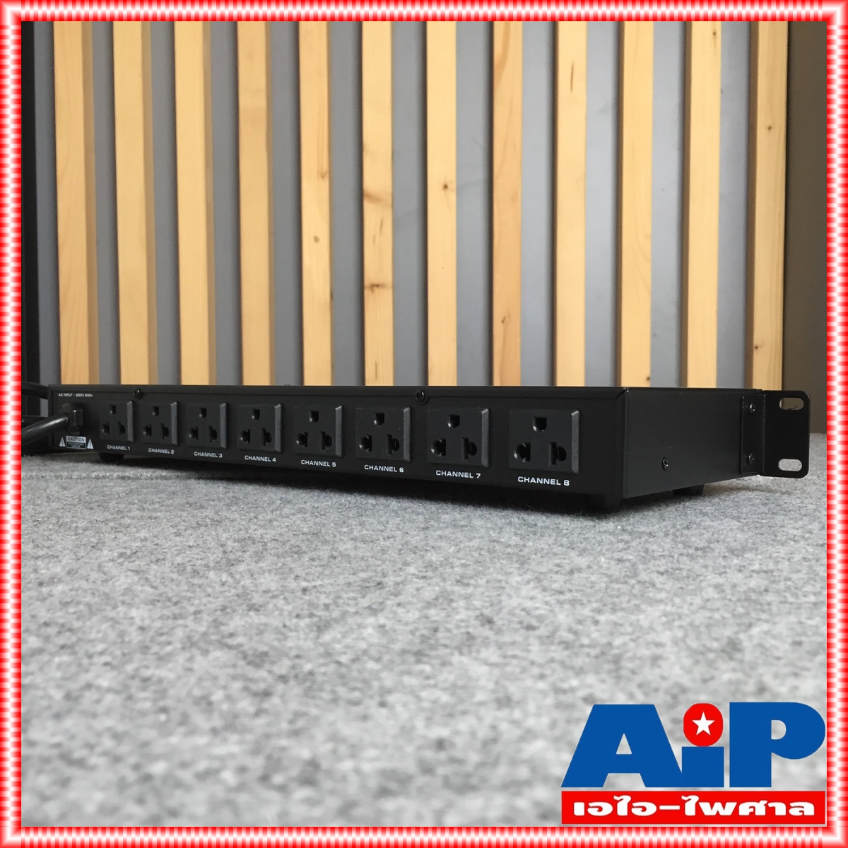 NTS PR830VAโชว์โวลท์และแอมป์ ปลั๊กรางจ่ายไฟสำหรับติดแล็ค BREAKER OUTLET PR 830 VA PR-830VA PR830 PR-830