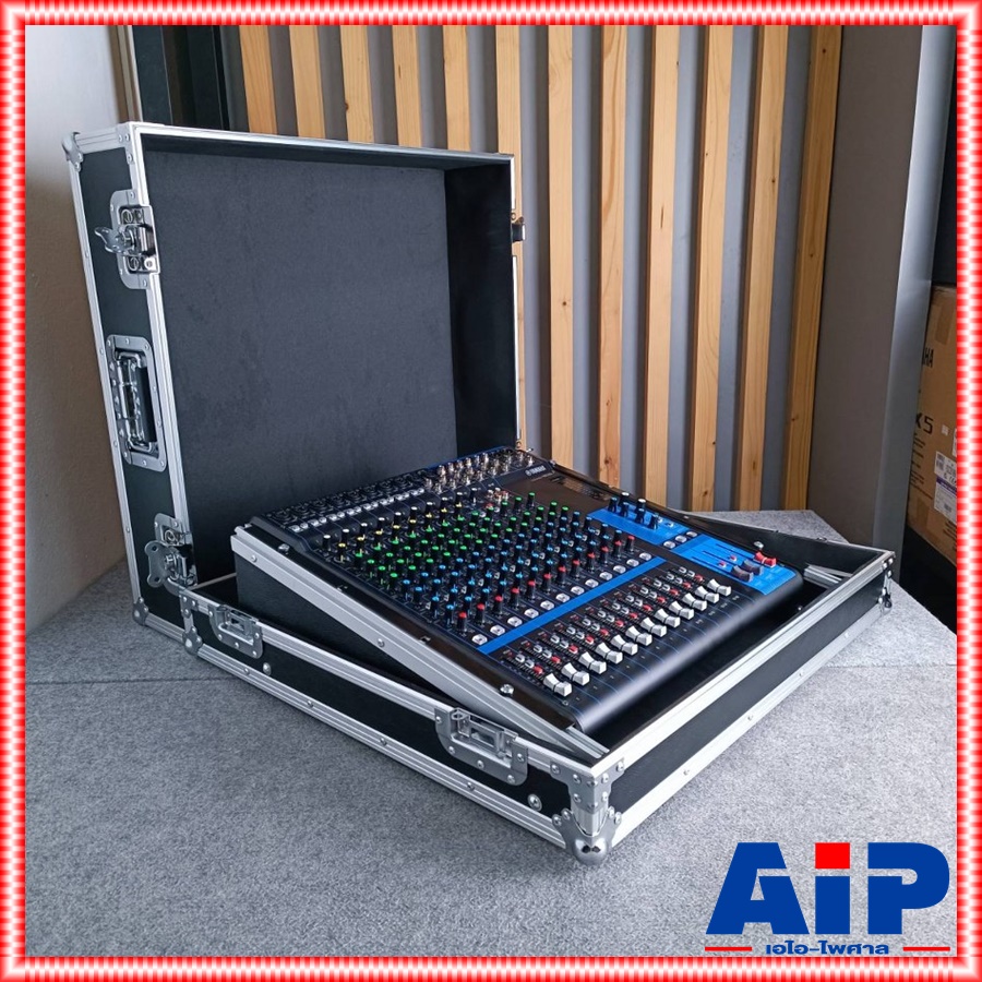 COMPACT RACK YAMAHA MG-16XU และ ใส่ มิกเซอร์ รุ่นอื่นๆ ที่มีปีกยึด กว้าง 19นิ้วได้ ยึดปีก มีช่องเก็บอุปกรณ์ 10cm สีดำ COMPACT(คอมแพ็ค) เอไอ-ไพศาล