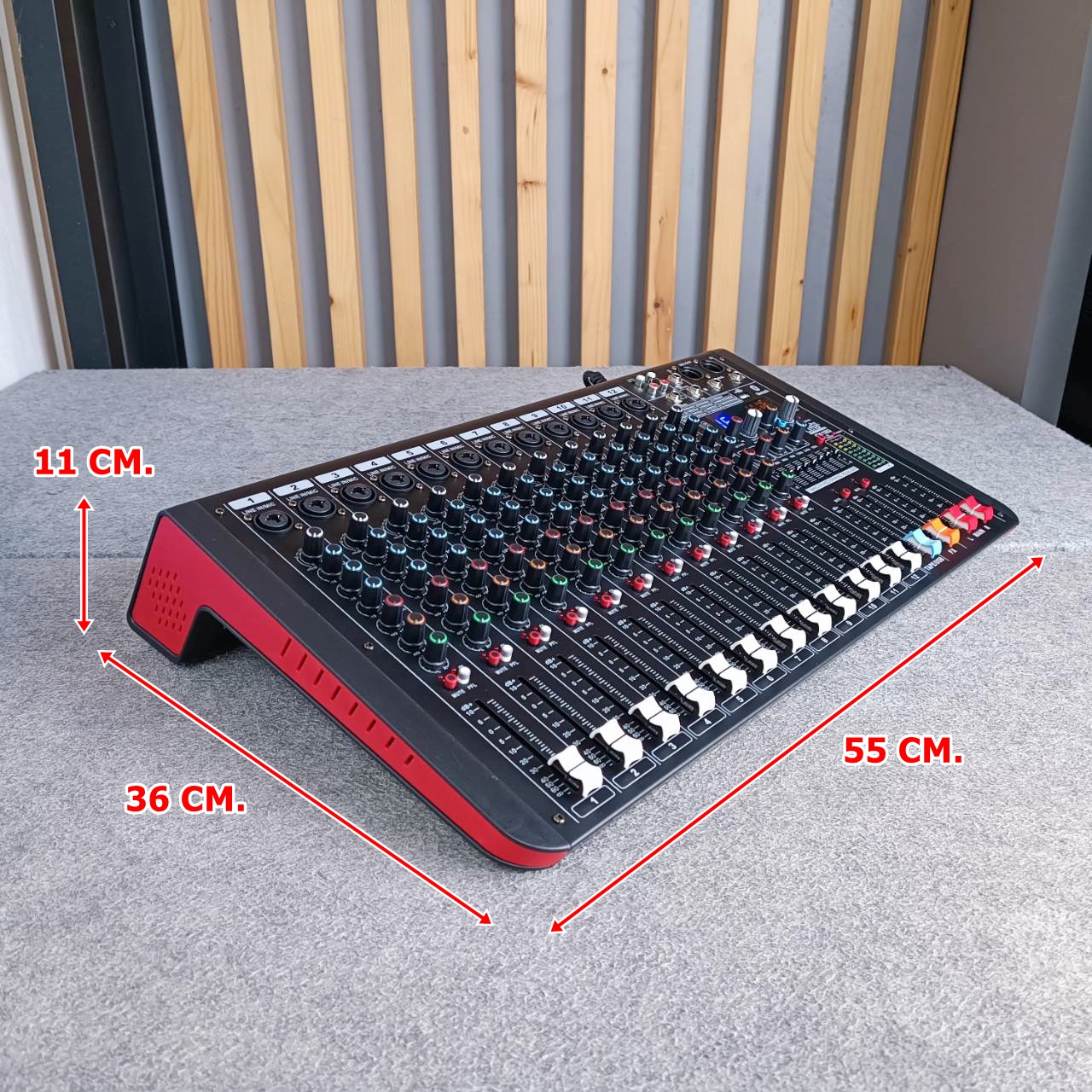 Ceflar CX-120 MIXER มิกซ์เซอร์ บูลทูธ 12 CH เครื่องปรับแต่งเสียง มิกเซอร์อนาล็อก CX 120 CX120 เอไอ-ไพศาล