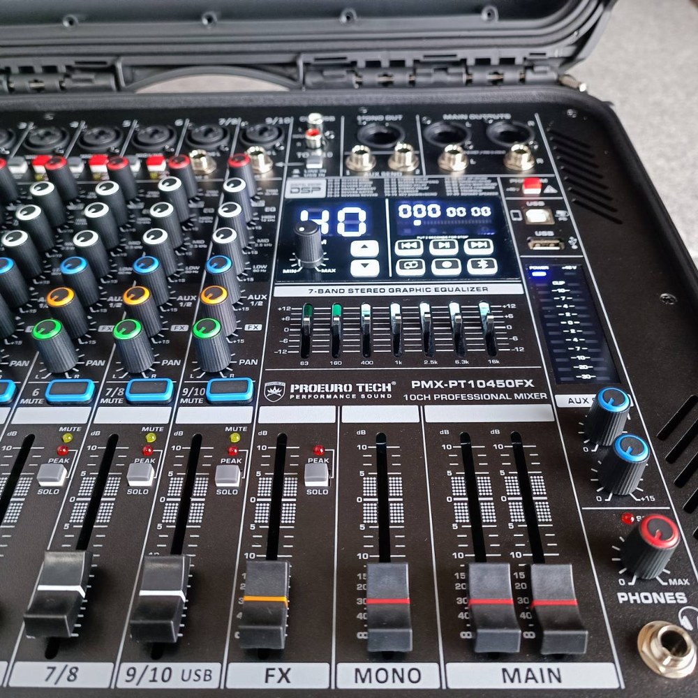 PROEUROTECH PMX-PT10450FX powermixer เพาเวอร์มิกเซอร์ โปรยูโรเทค รุ่น PMX PT10450FX PMXPT10450FX เอไอ-ไพศาล