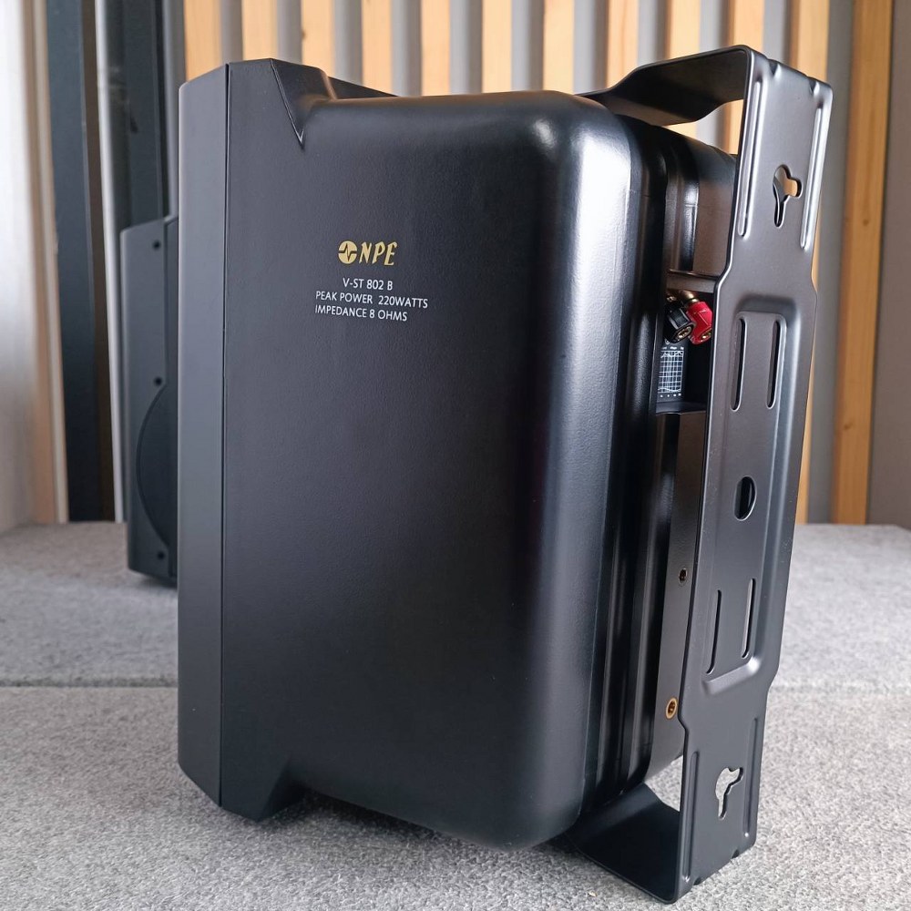 1คู่ ตู้ลำโพง พร้อม ขาแขวนผนัง8นิ้ว NPE V ST802B ตู้ลำโพงแขวน v-st802 8นิ้ว V-ST802B ตู้ ลำโพง ติดผนัง เอไอ-ไพศาล