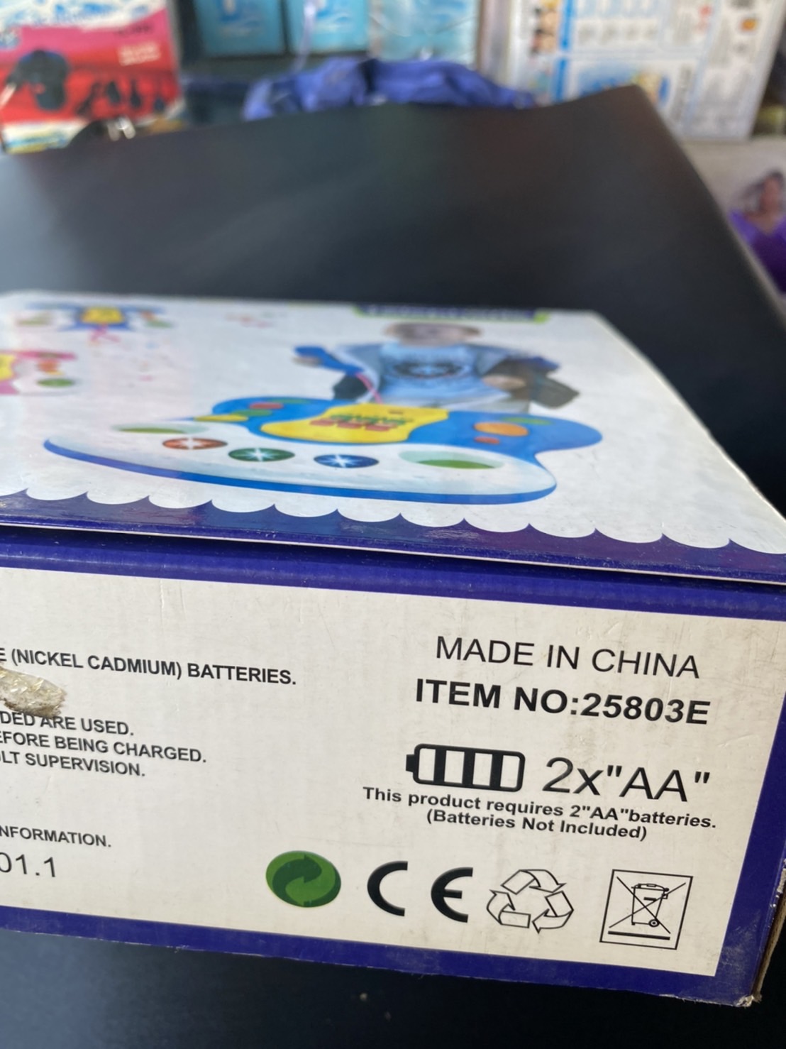 25803E ของเล่นเด็กโทรศัพท์ใส่ถ่าน โทรศพท์ของเล่น โทรศัพท์เด็ก (ของใหม่กล่อฃไม่สวย)