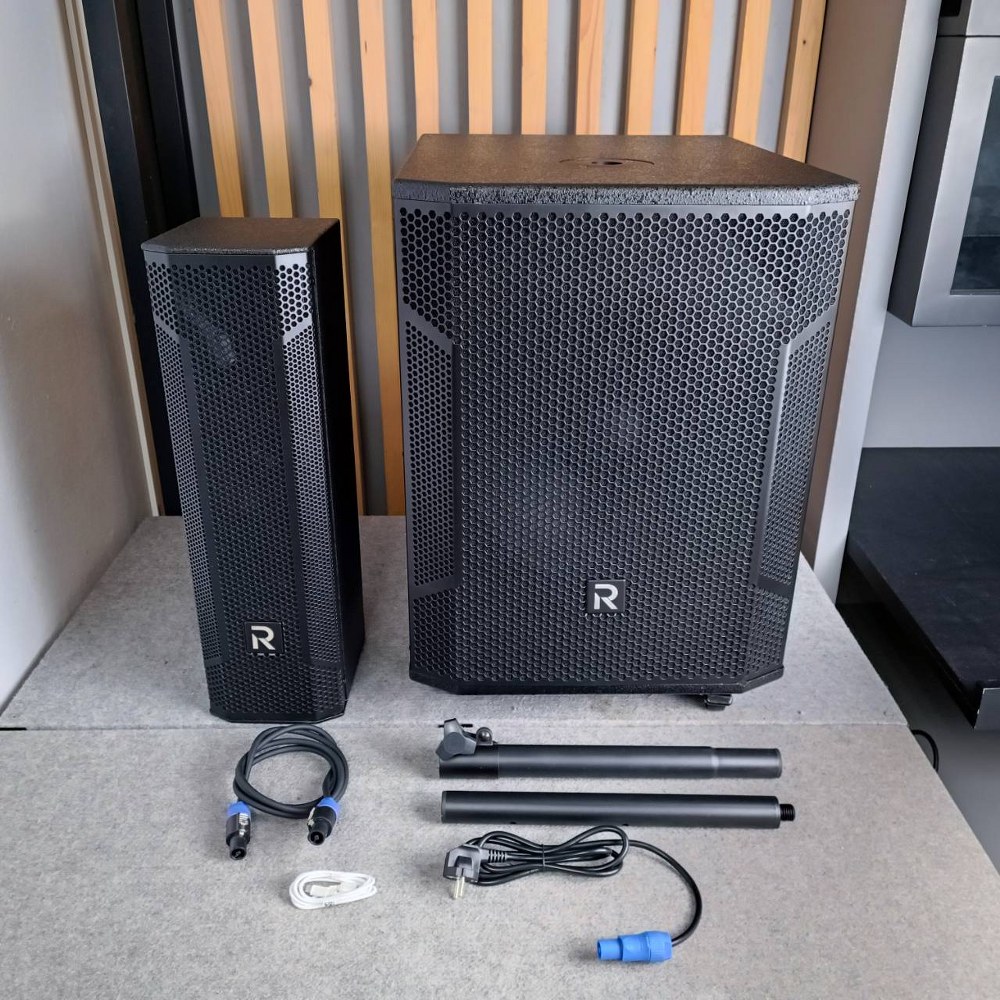 River Acoustics LW15 ลำโพงแอคทีฟ 2×6.5 นิ้ว ซับ 15 นิ้ว บลูทูธ ความดัง 132 dB ลำโพง ลำโพงคอลัมน์ มีแอมป์ในตัว LW-15 LW 15 เอไอ-ไพศาล +++