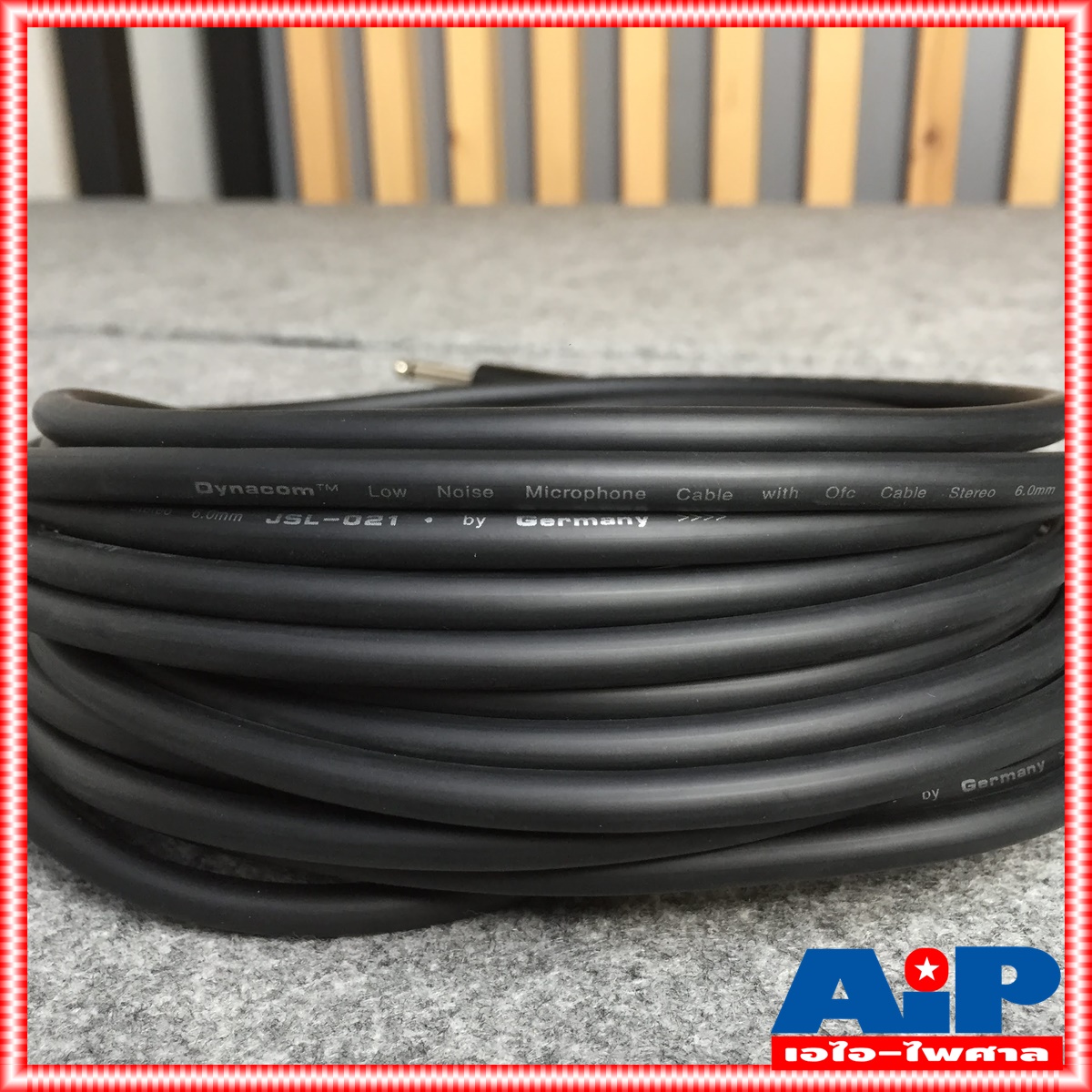 10เมตร สายPHONEออกJ.XLR J021 dynacom สายไมค์ สายไมโครโฟน สายไมค์10เมตร สายP.MICMONO-J.XLR เอไอ-ไพศาล