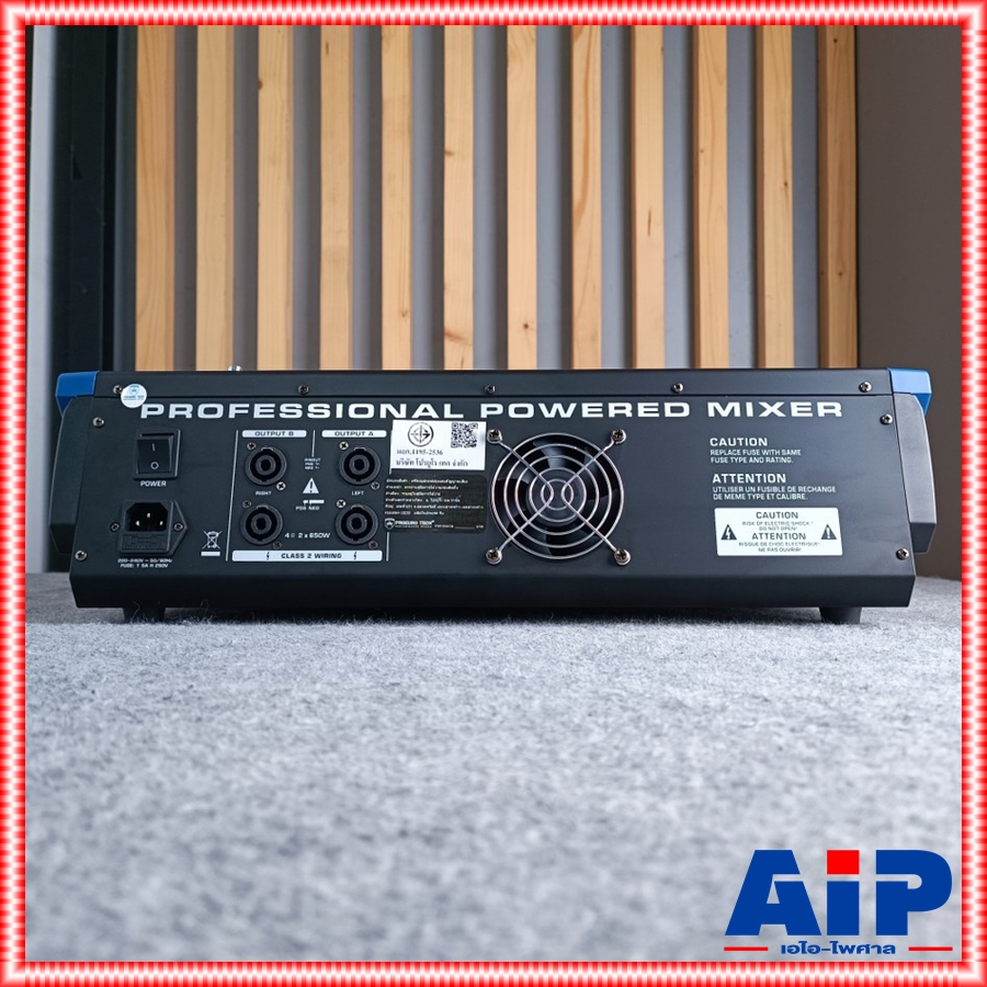 PROEUROTECH PMX-ML12650FX POWERMIXER รุ่นใหม่ เพาเวอร์มิกเซอร์ 650วัตต์ 12ช่อง โปรยูโรเทค PMX ML 12650 FX PMXML12650FX เอไอ-ไพศาล