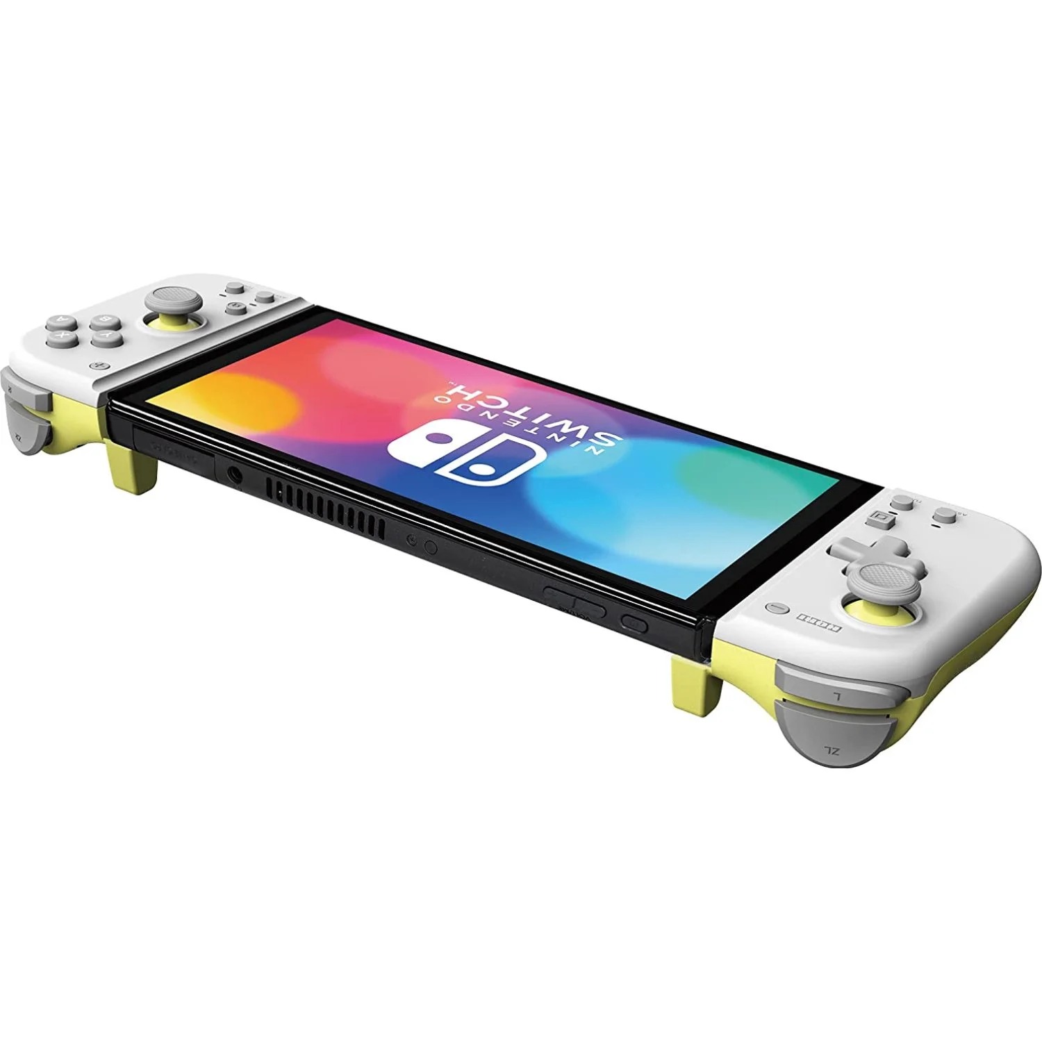 Hori: Split Pad Compact For Nintendo Switch (Light Gray x Yellow)