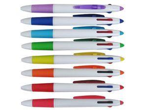 ปากกาพลาสติกสามไส้ ปากกาลูกลื่น 3 ไส้ ปากกาพรีเมี่ยม ทำโลโก้ได้ Plastic Pen