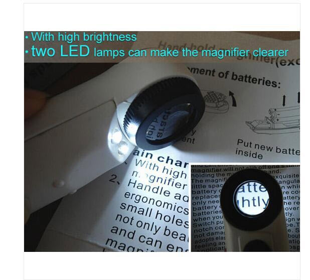 แว่นขยาย MAGNIFYING GLASS MG6B-1B (40X)