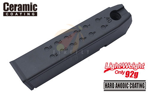 GUARDER GLK-150(B)BK ALU. MAGAZINE CASE G17/18C/22/34