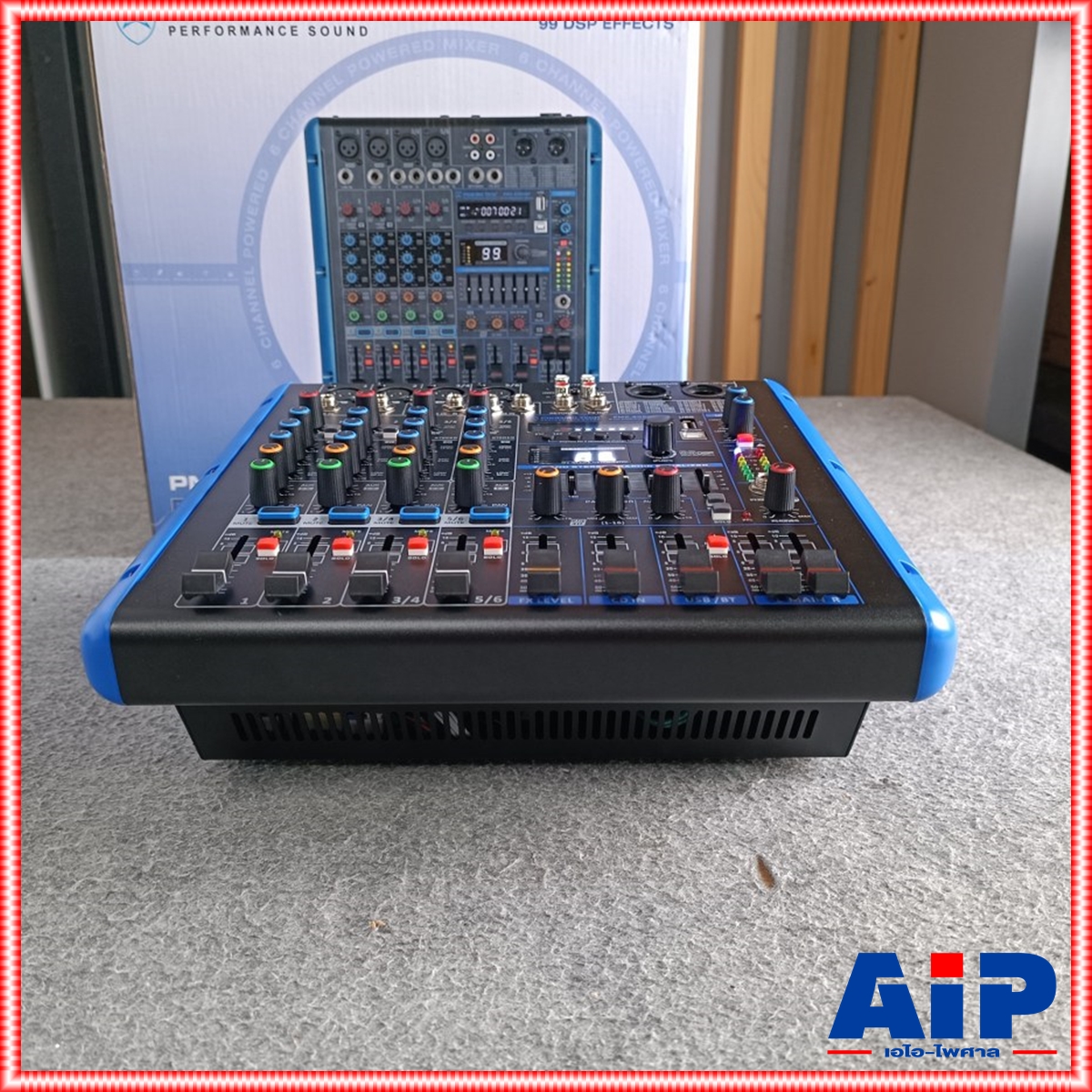PROEUROTECH PMX-608 POWERMIXER เพาเวอร์มิกซ์ มิกซ์ มิกเซอร์ PMX 608 PMX608 เครื่องเสียง เครื่องปรับแต่งเสียง เอไอ-ไพศาล