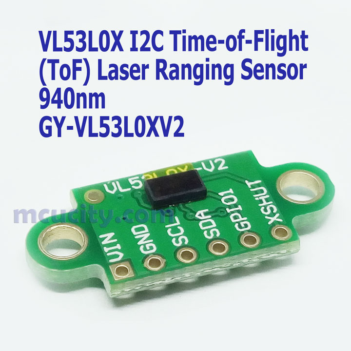 VL53L0X I2C Time-of-Flight (ToF) Laser Ranging Sensor GY-VL53L0XV2 Laser Distance Module 940nm