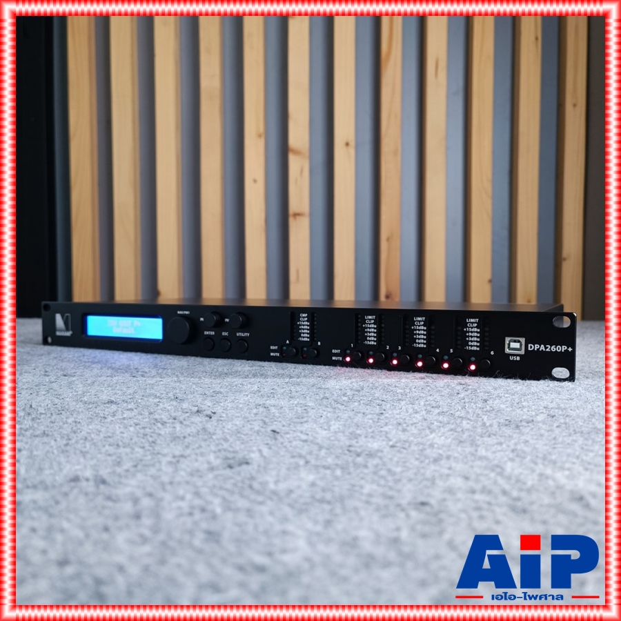 MARANI DPA260P+ loudspeaker processor รุ่นใหม่ ครอสดิจิตอล DriveRack ครอสโอเวอร์ P+ DPA 260 เอไอ-ไพศาล +++