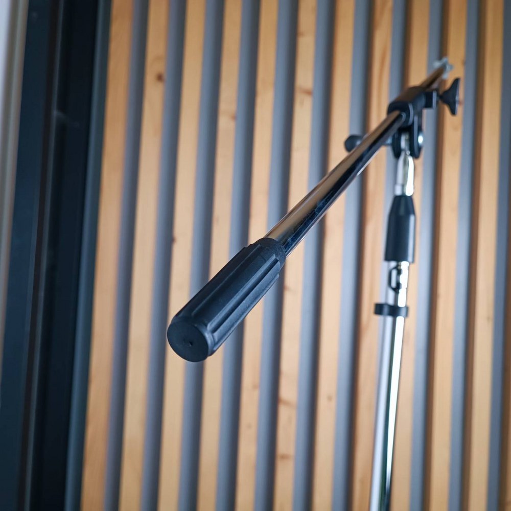 SUPER ขาตั้งไมค์บูม ขาตั้งไมค์ตั้งพื้น ขาตั้งไมค์ ไม่มีรวมคอสวมไมค์ ขาไมค์ตั้งพื้น ขาไมค์เหล็ก ชุปโครเมียม ขาตั้งไมค์