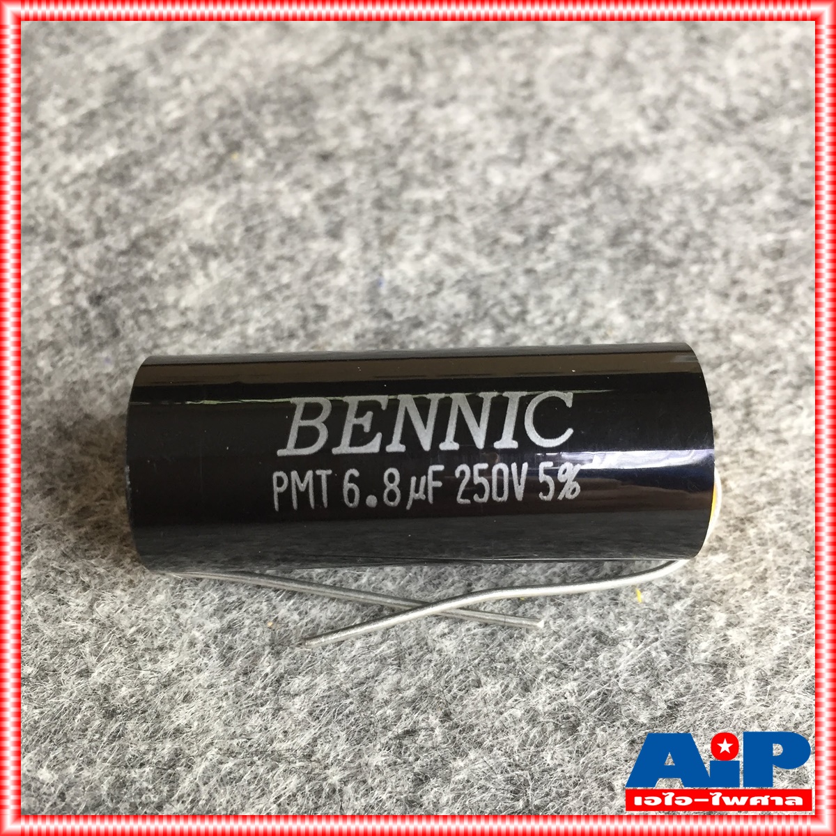 C 6.8uf 250VDC PMT (MPT) BENNIC สีดำ c ใส่ลำโพง cเสียงแหลม คาปา เสียงแหลม 6.8 UF คอนเดนเซอร์ 6.8UF /250VD