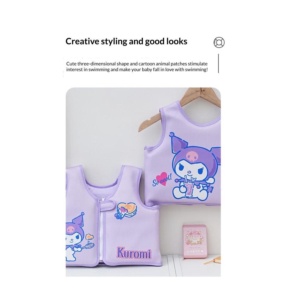 เสื้อชูชีพ เสื้อชูชีพสำหรับเด็กผู้ชายและผู้หญิง ลาย Sanrio ลิขสิทธิ์แท้ - Sanrio Life Jacket