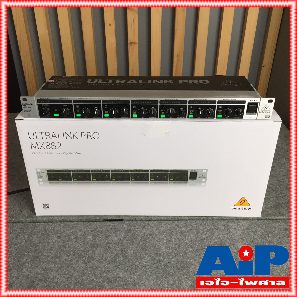 BEHRINGER MX-882 ULTRALINK SPLITTER MX 882 MX882 เครื่องLINKสัญญาณ เครื่องลิงค์สัญญาณ เอไอ-ไพศาล +++