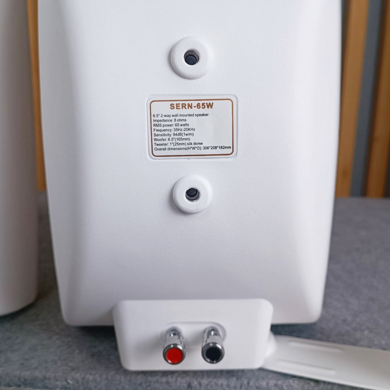 1 คู่ สีขาว DECCON sern-65W ตู้ลำโพงแขวน 6นิ้ว sern65W sern 65W ตู้ ลำโพง แขวนผนัง sern65 เอไอ-ไพศาล