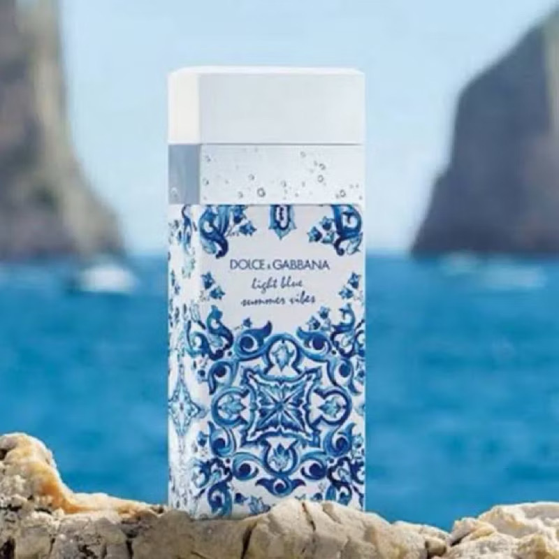 น้ำหอม D&G Light Blue Summer Vibes wimen 100ml กล่องซีล