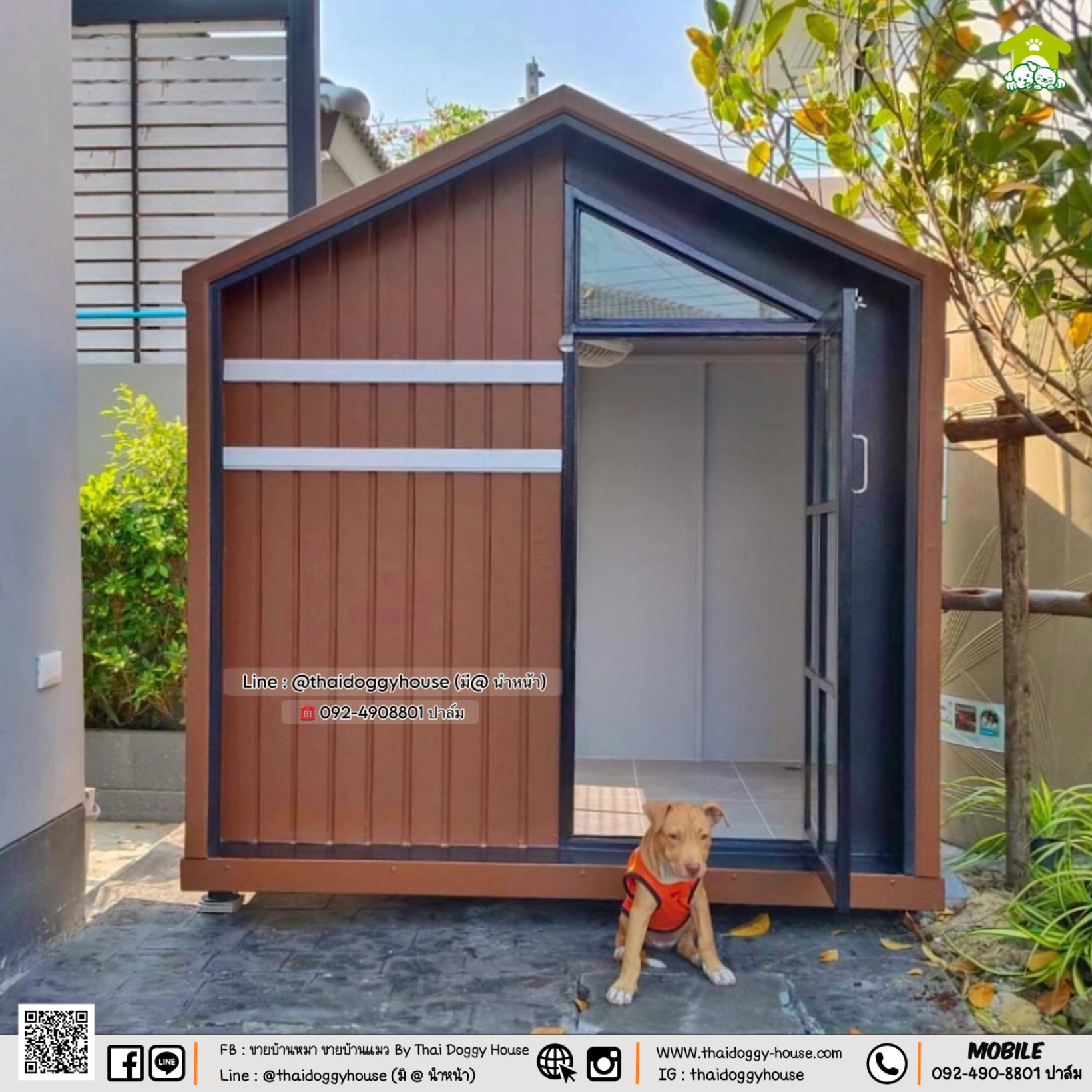 𝗠𝗜𝗡𝗜𝗠𝗔𝗟 𝗦𝗧𝗬𝗟𝗘 บ้านหมา บ้านแมว " 𝐓𝐇𝐀𝐈 𝐃𝐎𝐆𝐆𝐘 𝐇𝐎𝐔𝐒E