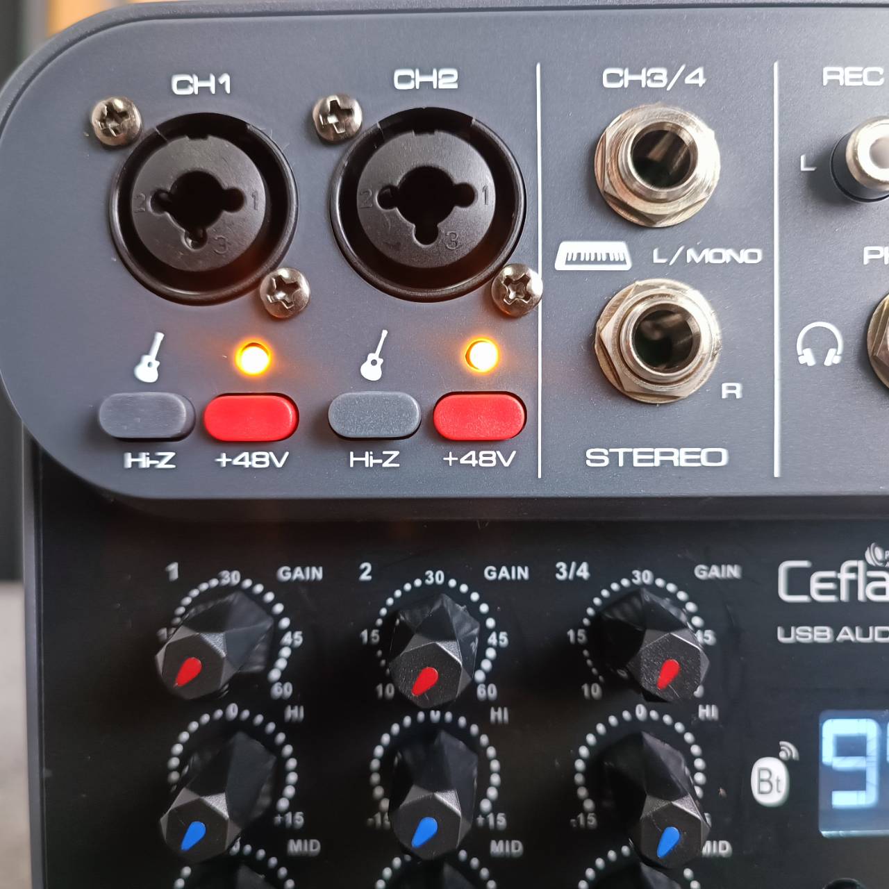 Ceflar PMX-02 MIXER มิกเซอร์ เอฟเฟ็ค 99DSP บลูทูธ USB อินเตอร์เฟส มิกซ์จิ๋ว ขนาดเล็ก พกพา PMX 02 PMX02 เอไอ-ไพศาล