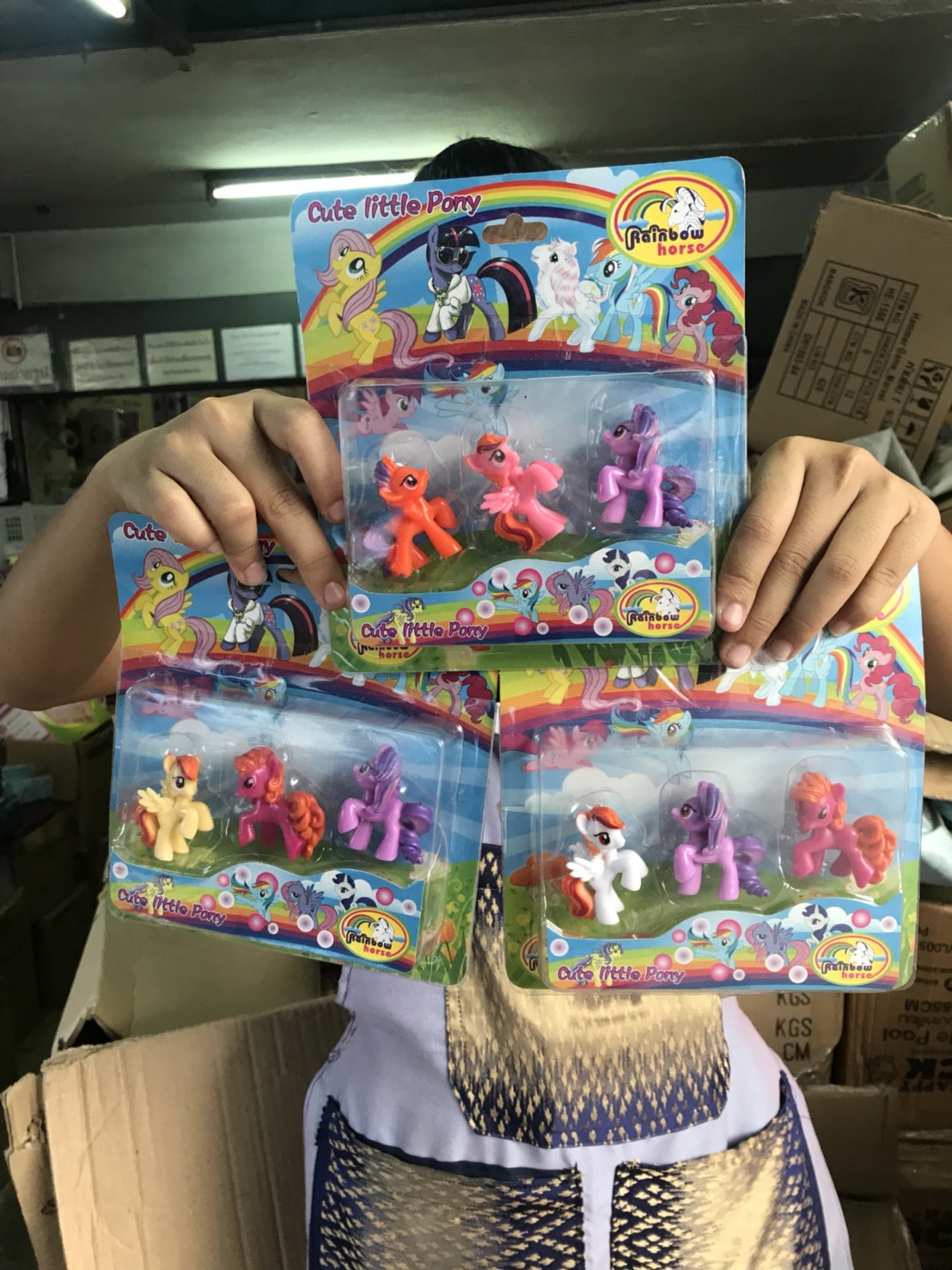 0234 ของเล่นโมเดลโพนี่ แพ็คละ (ของใหม่แพ็คไม่สวย)