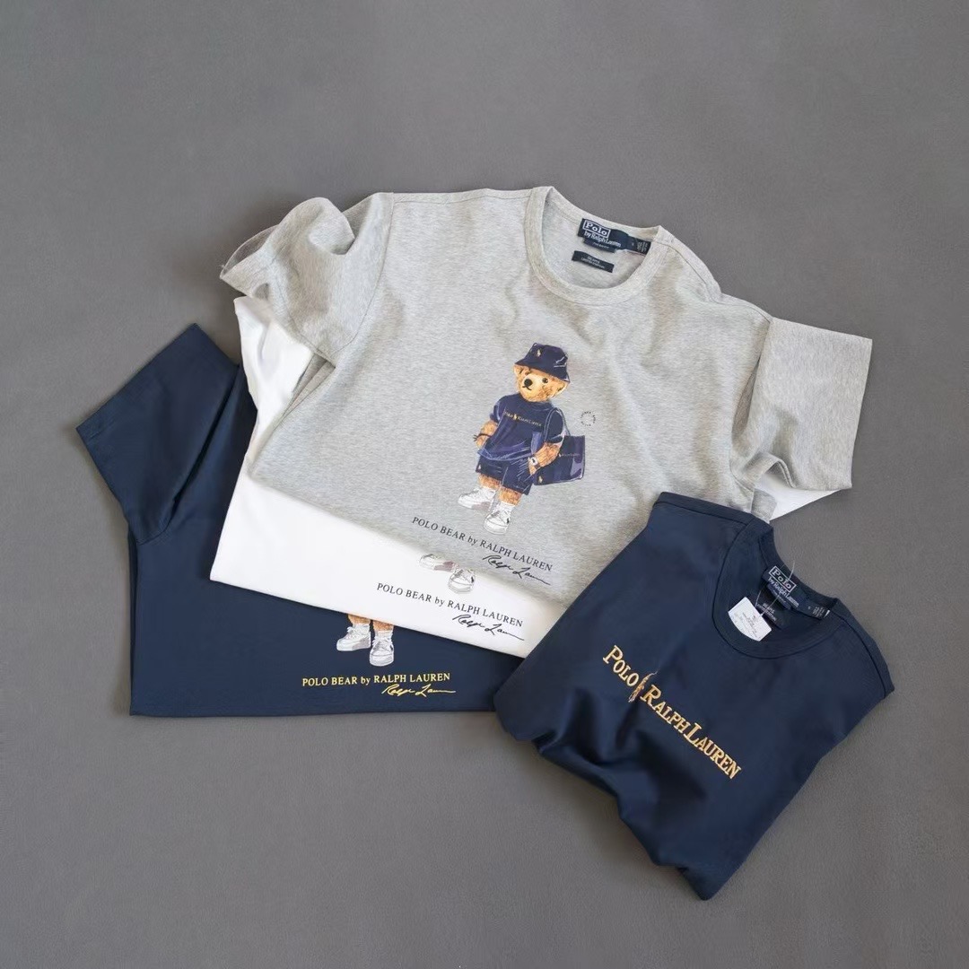 **any**เสื้อยืด Ralph Lauren สกรีนหมี มี 4 สี ใส่ได้ ชาย หญิง สินค้าใหม่ ของแท้