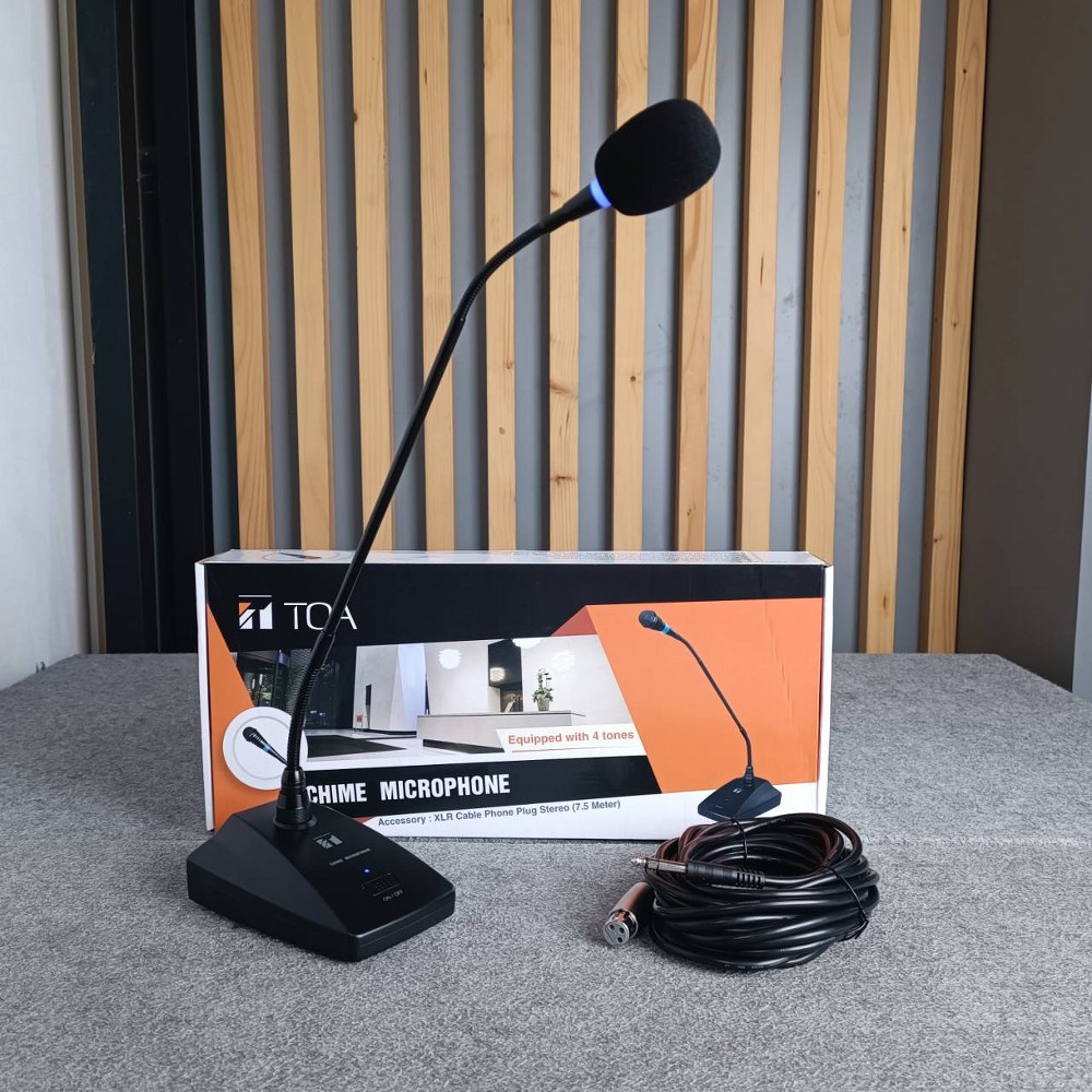 TOA EC-380AS ไมค์ตั้งโต๊ะมีเสียง ไมค์ ไมค์ตั้งโต๊ะ ไมโครโฟนประกาศ ไมค์toa เอไอ-ไพศาล