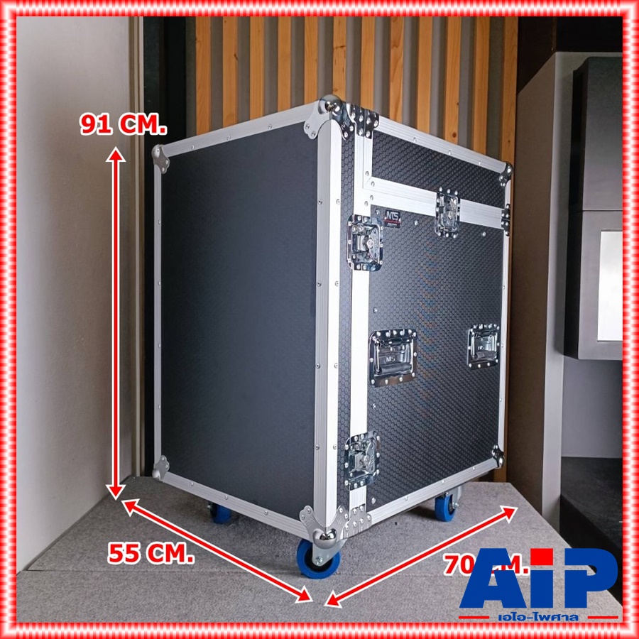 NTS RACK SC-MC14U 3ฝาลึก22นิ้ว RACK 3 ฝา พร้อมล้อ พื้นที่สำหรับเก็บเครื่องเสียง 14U SCMC14U SC MC14U ตู้เก็บเครื่องเสียง เอไอ-ไพศาล