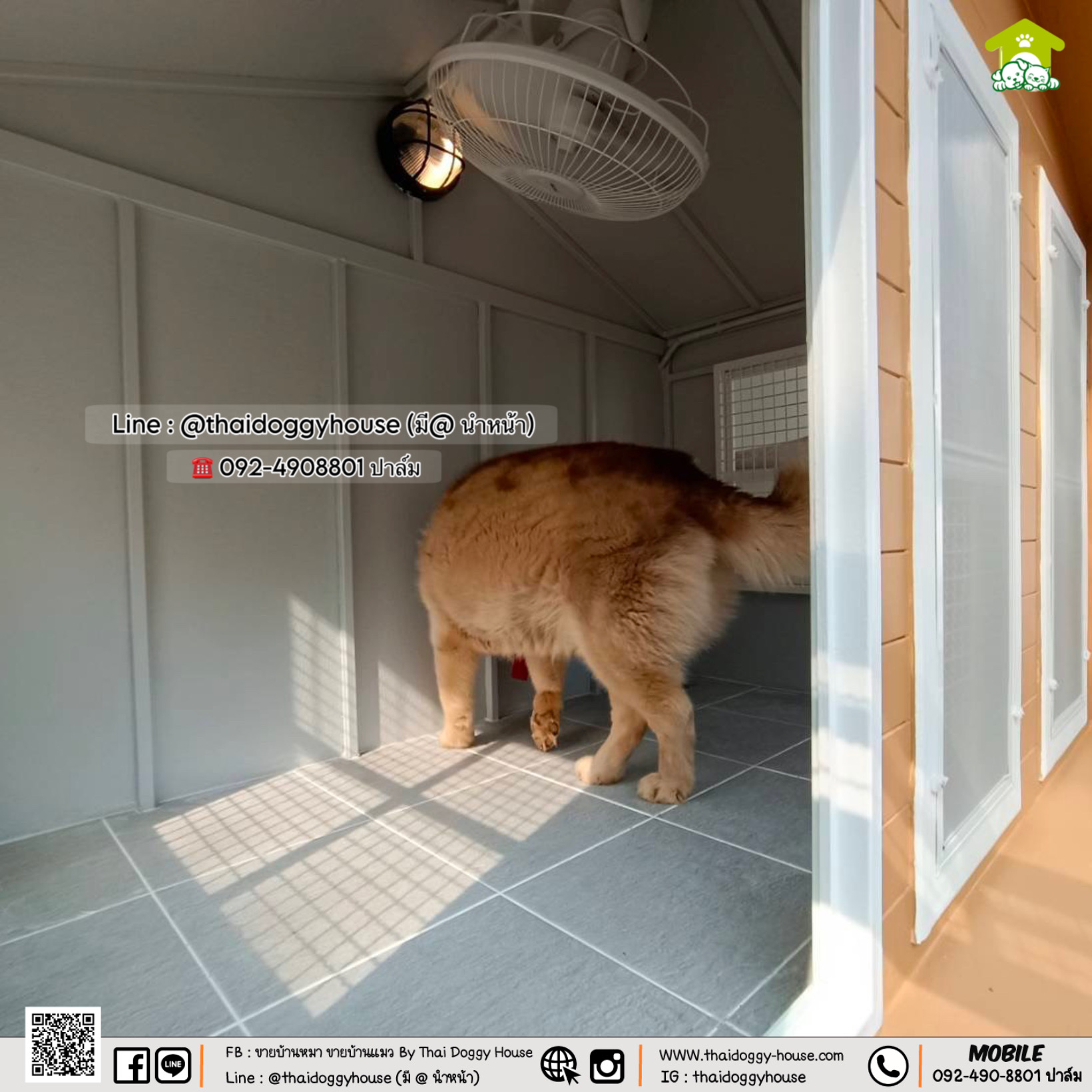 บ้านหมา บ้านแมว 𝗧𝗵𝗮𝗶 𝗱𝗼𝗴𝗴𝘆 𝗵𝗼𝘂𝘀𝗲 𝗡𝗼𝗿𝗱𝗶𝗰 𝗦𝘁𝘆𝗹𝗲