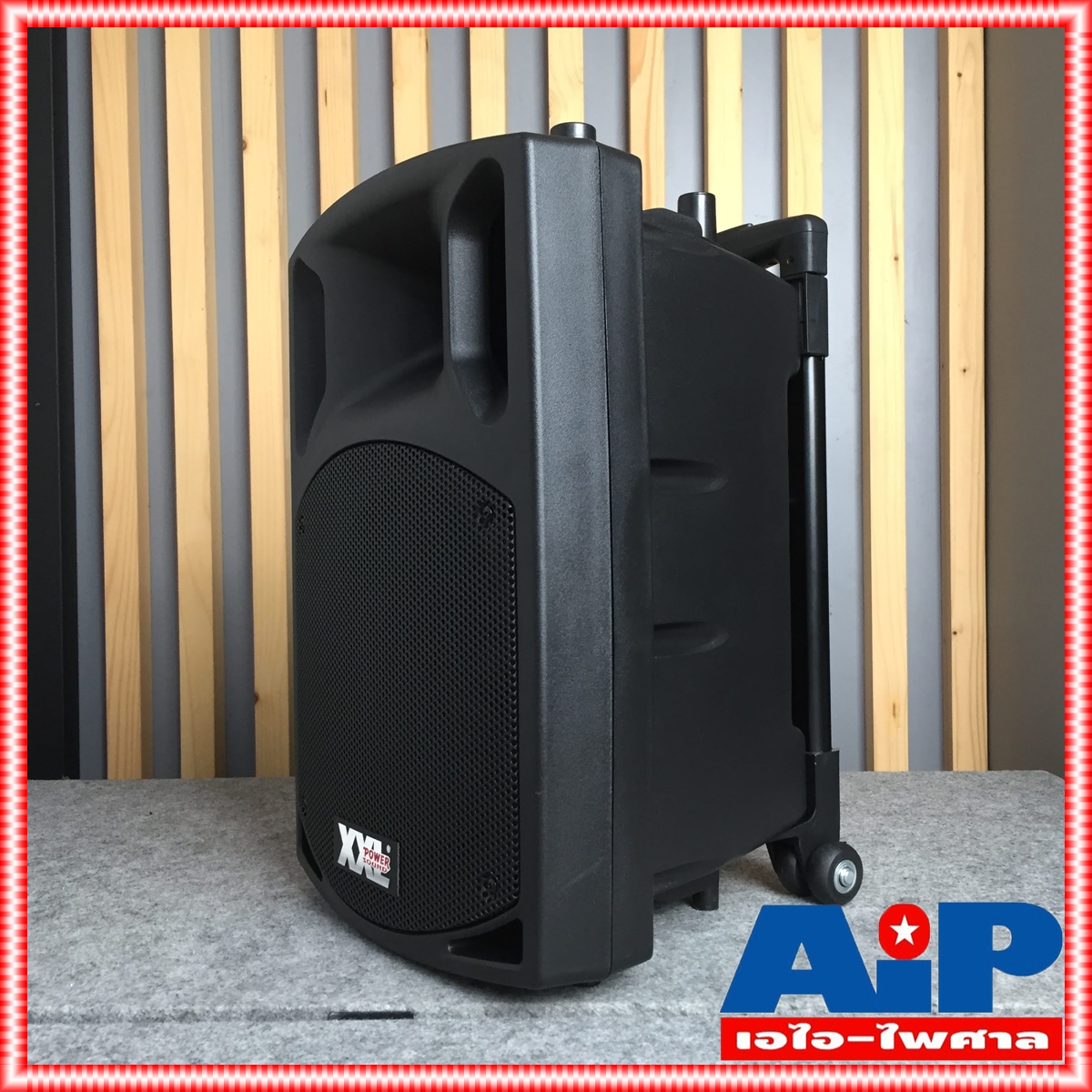 XXL SL 10V BT ตู้ลำโพงมีขยาย ไมค์ลอย2ตัว บูลทูธ ชาร์จแบตได้ SL10V SL-10V SL10 V ลำโพงล้อลาก ลำโพง 10นิ้ว