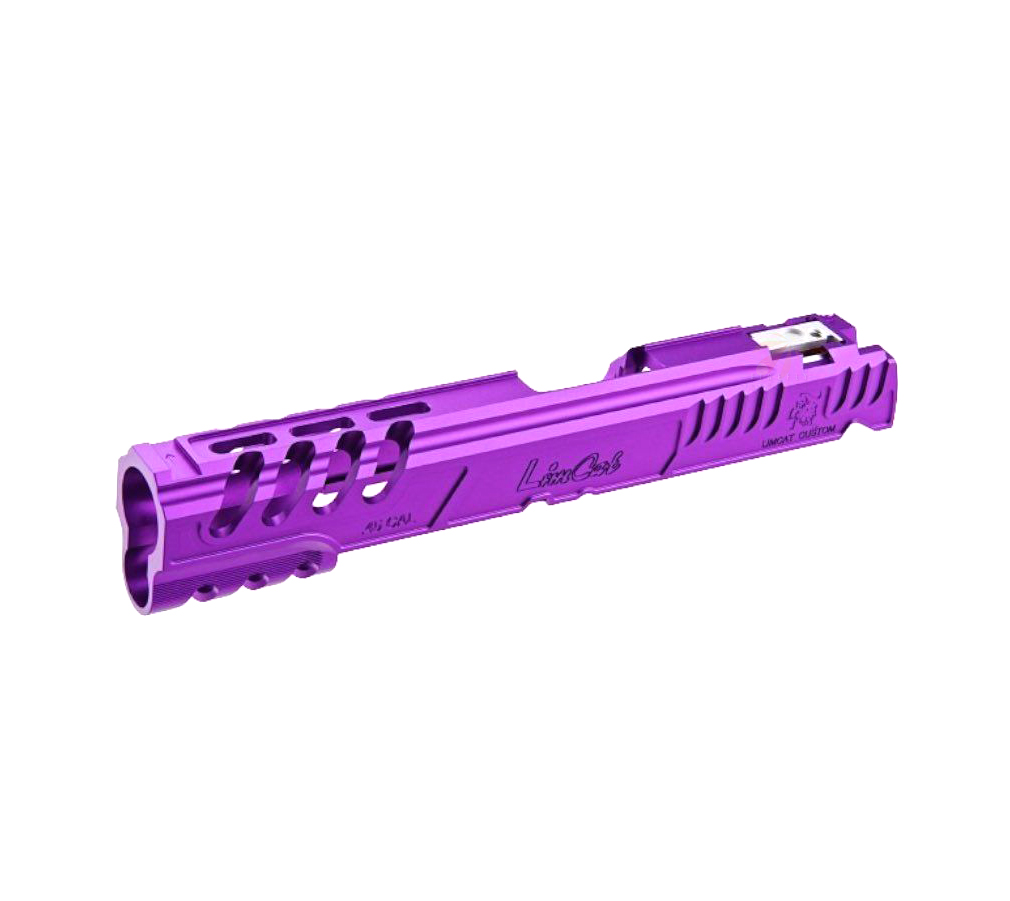 5KU LIMCAT SPEED CAT ALUMINUM SLIDE FOR TOKYO MARUI HI CAPA / 1911 GBB SERIES - PURPLE
