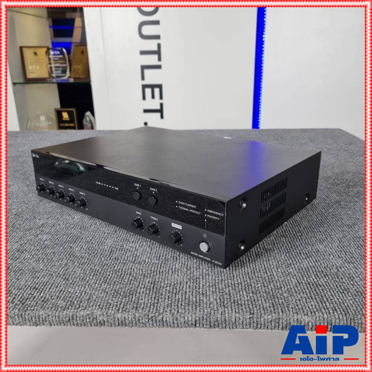 TOA A-3512D AMPLIFIER เครื่องขยายเสียง a3512d AMP amp แอมป์ แอมป์TOA เครื่องเสียง เอไอ-ไพศาล