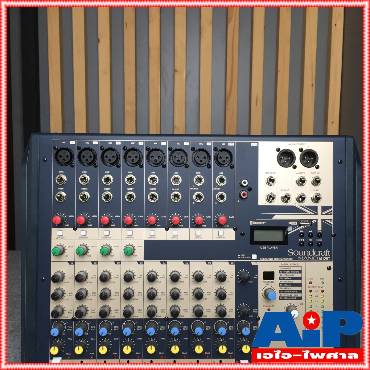 SOUNDCRAFT NANO M12BT MIXER มิกเซอร์อนาล็อก รองรับบลูทูธ และ USB นาโน M-12BT M 12BT เอไอไพศาล +++