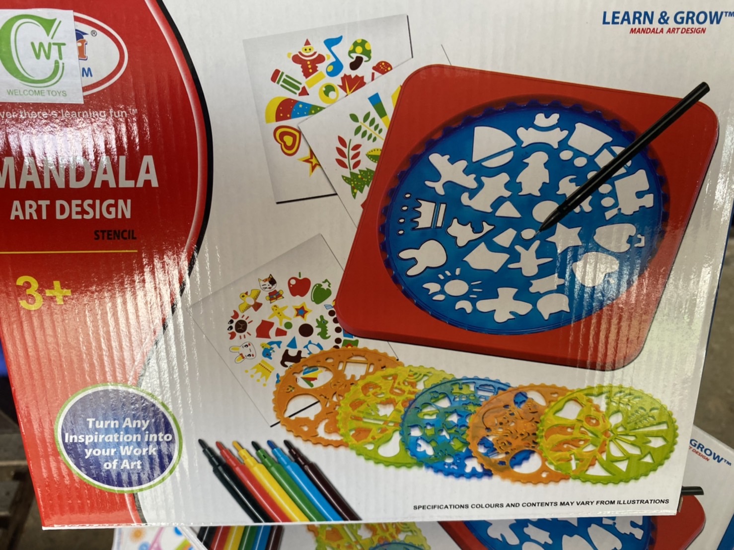 HM1301A ของเล่นเด็กชุดวาดเขียนพร้อมสี ปลีกกล่องละ (ของหมด)