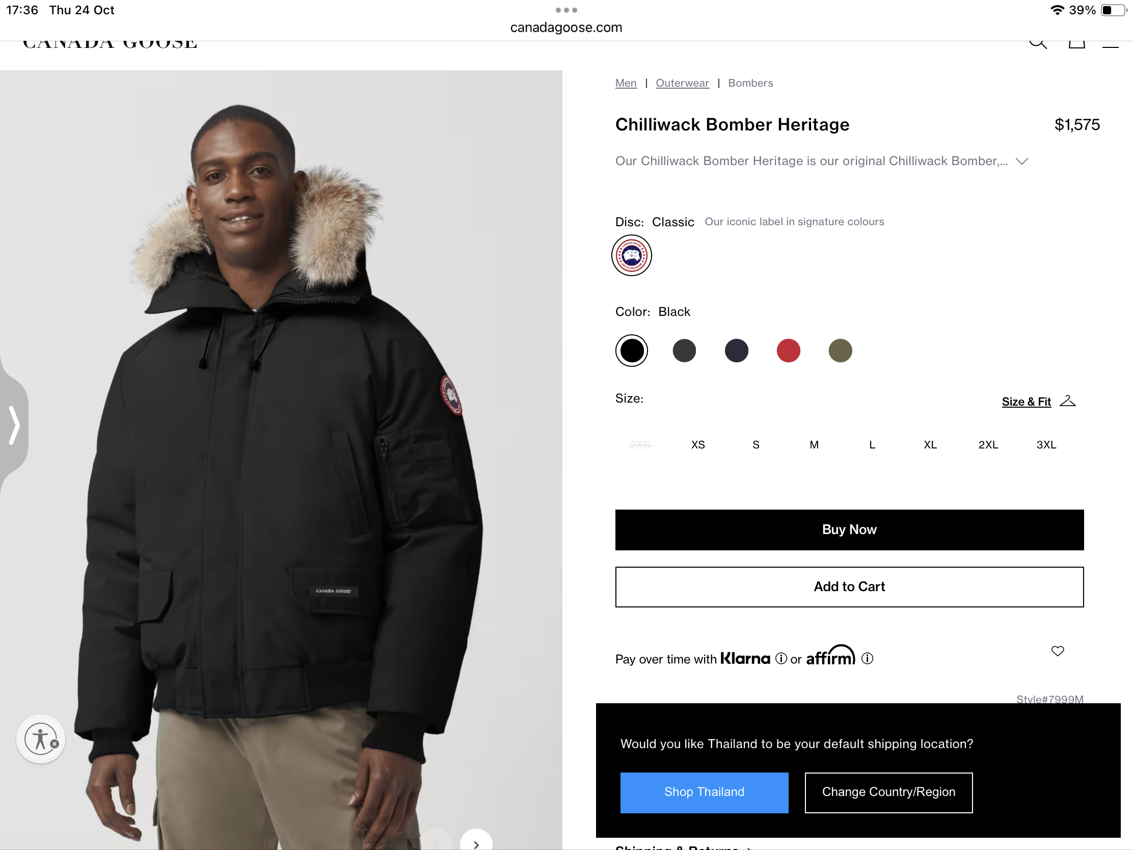 **do** เสื้อกันหนาว Canada Goose Chilliwack Bomber Heritage แยกขนเฟอร์ออกได้ ใส่ได้ ชาย หญิง สินค้าใหม่ ของแท้