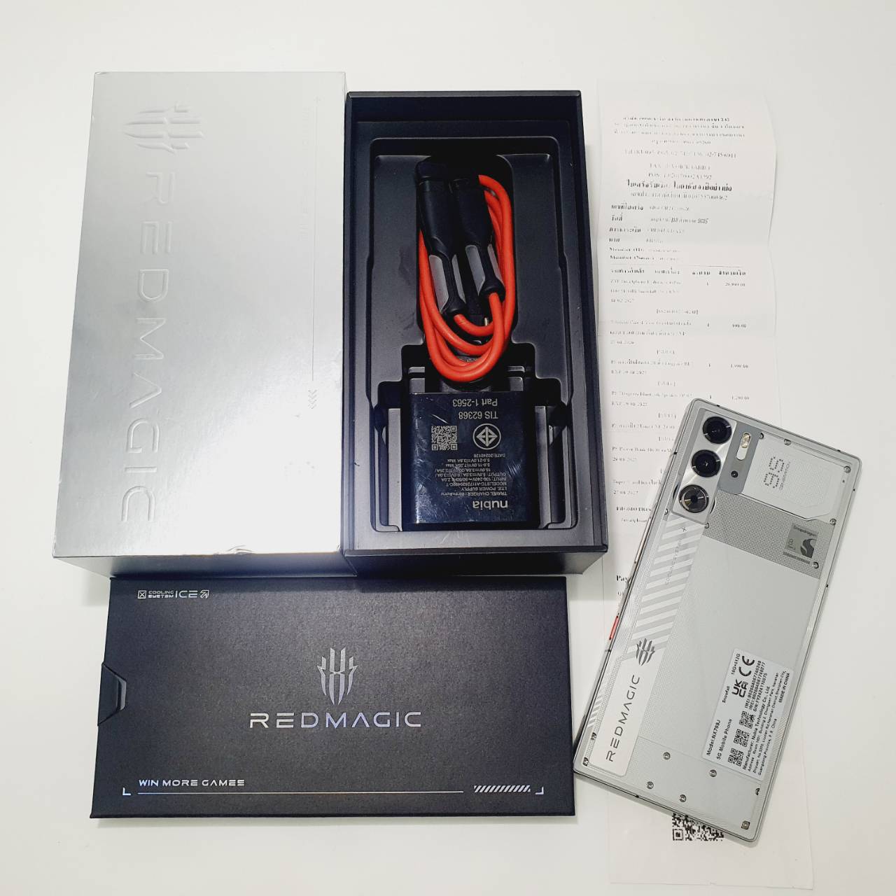 🤡 nubia Red Magic 9S Pro 5G 16/512GB Silver 🤡📌 #สายเกมส์ห้ามพลาด RedMagic 9S Pro เครื่องสวย มีปกศ 1ปี+ ราคาถูกสุดคุ้ม 🥇