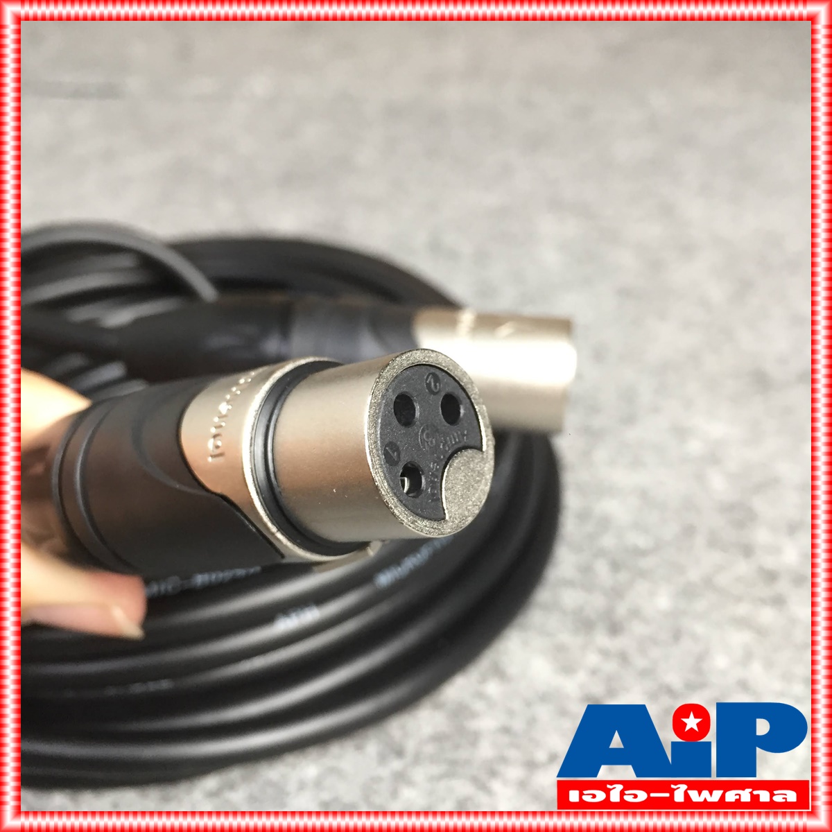 10เมตร AMPHENOL สาย XLRผู้-เมีย 10M CA03-04-C-010 สาย cannon ผู้ ออก cannon เมีย ความยาว 10เมตร สายสัญญาณ XLR ผู้ - XLR เมีย