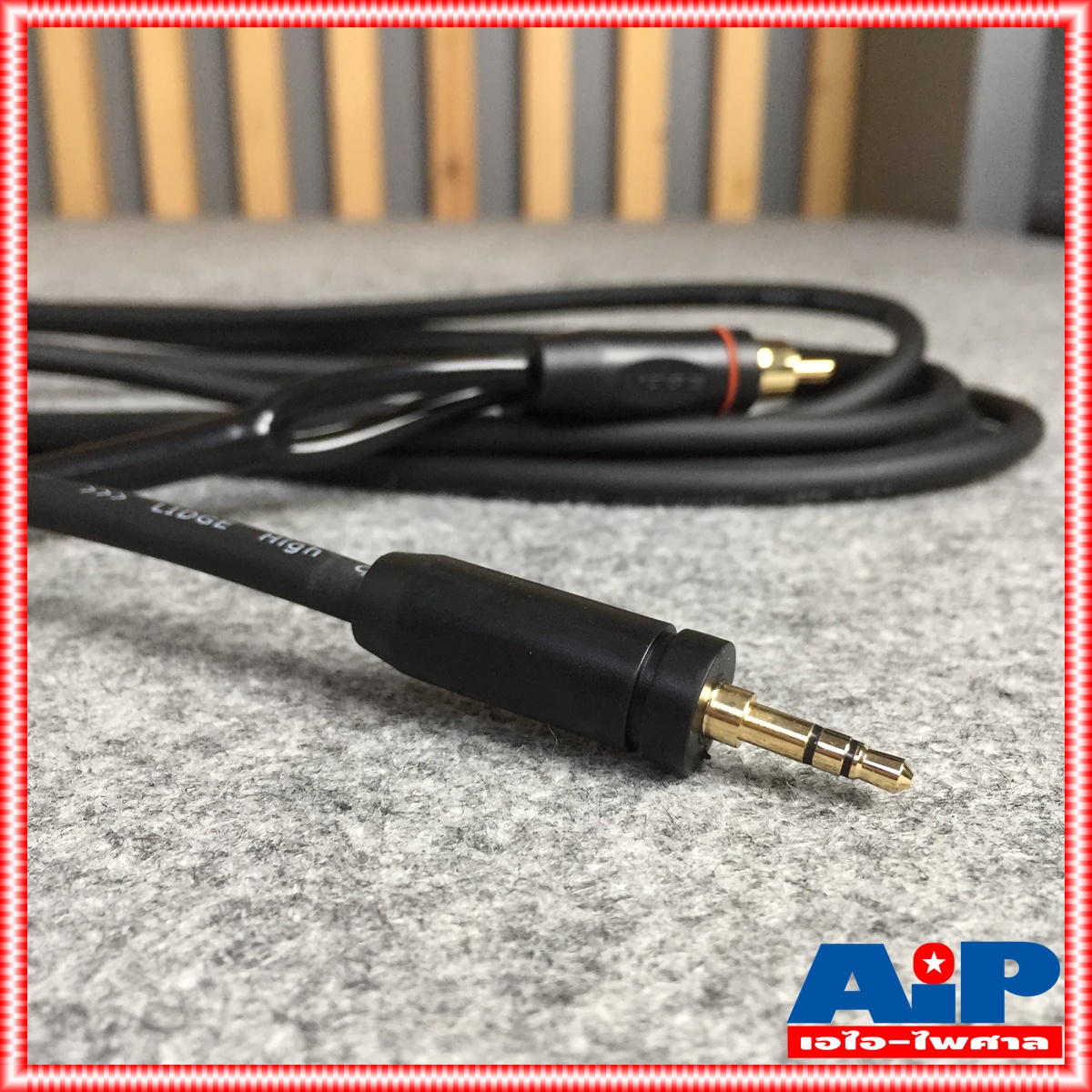 3เมตร TRST 3.5 to RCA 2 หัว LIDGE YM-359 สาย P.TR-ST - P. RCA x2 สาย TR-ST ออก RCA x2 3M YM359สายสัญญาณสเตริโอ