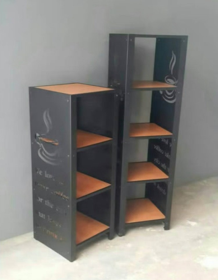 4 ชั้น 5 ชั้น แผ่นไม้ข้างลายกาแฟ