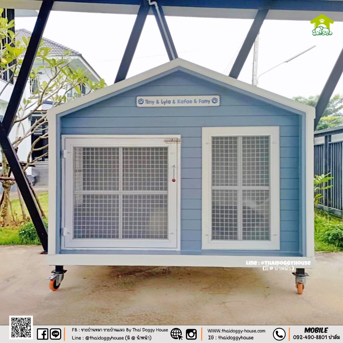 บ้านหมา บ้านแมว "𝐍𝐎𝐑𝐃𝐈𝐂 𝐒𝐓𝐘𝐋𝐄 𝐁𝐘 𝐓𝐇𝐀𝐈 𝐃𝐎𝐆𝐆𝐘 𝐇𝐎𝐔&#x