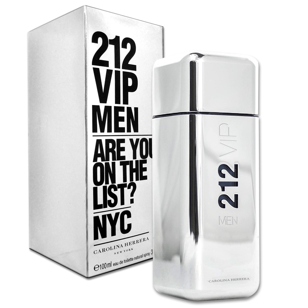 น้ำหอมแท้100% Carolina Herrera 212 VIP MEN are you on the list? NYC EDT 100ml
