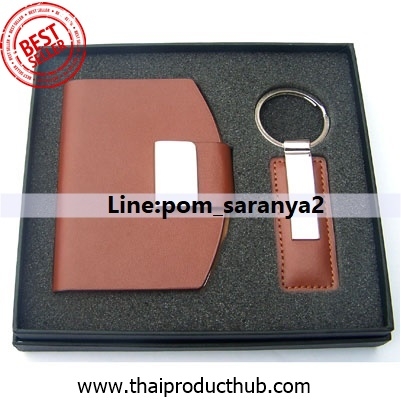 A07-029-CP-057_GiftSetเครื่องหนัง. กระเป๋าสตางค์, รับผลิตกระเป๋าสตางค์ , ขายกระเป๋าสตางค์ .ของพรีเมี่ยม,