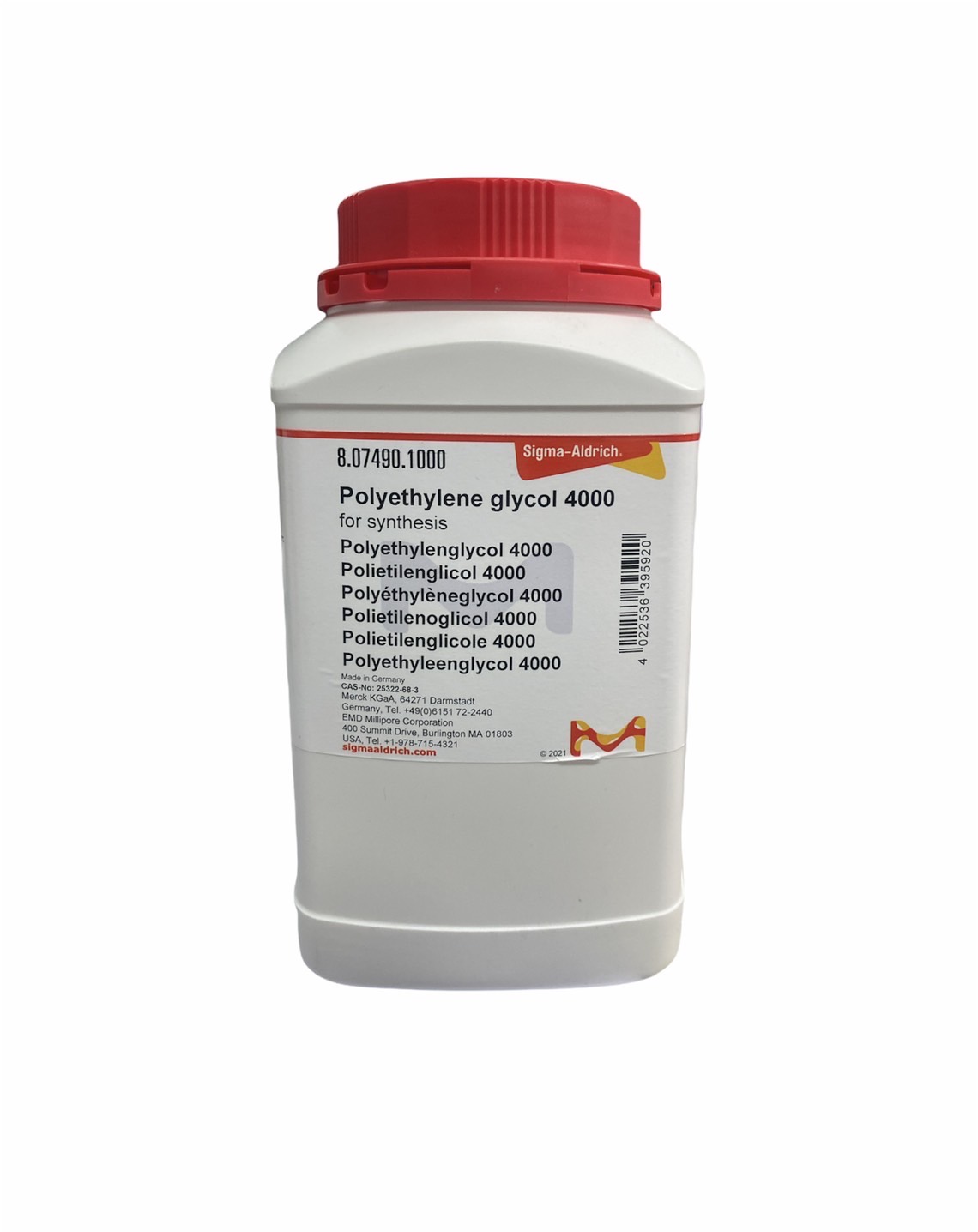 Polyethylene glycol 4000, 1 kg