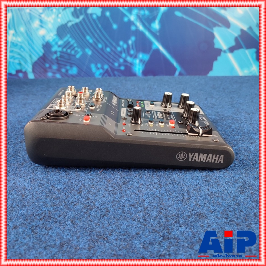 YAMAHA AG-03MK2B สีดำ MIXER มิกเซอร์ 3 ช่องสัญญาณพร้อมอินเตอร์เฟสเสียงแบบ USB ยามาฮ่า AG 03 MK 2 W AG03MK2W เอไอ-ไพศาล